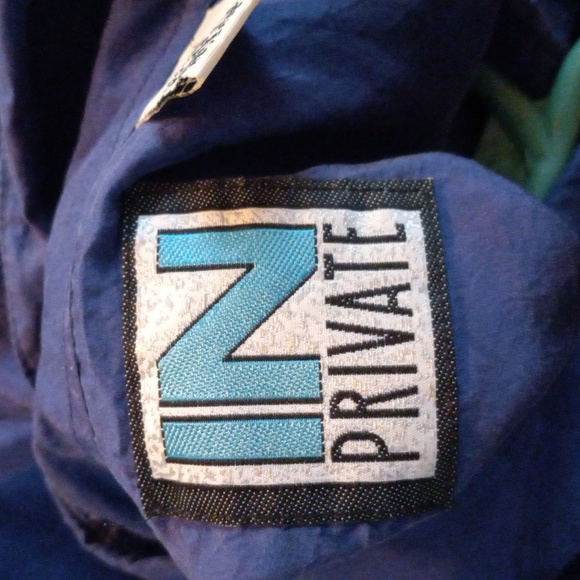 In Private Royal Blue Silk Shirt Large - Picture 5 of 7